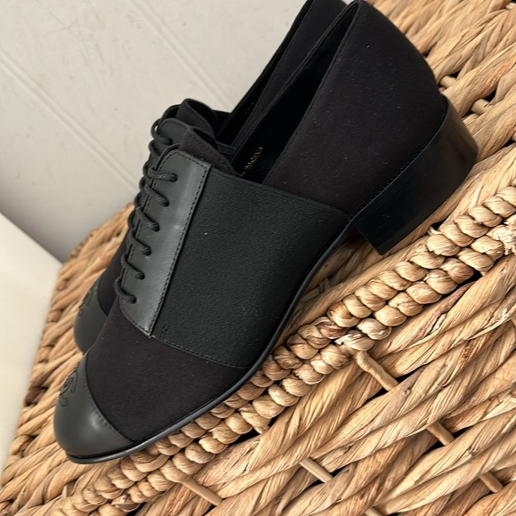 Chanel uniform black shoes 38.5c - Picture 5 of 8